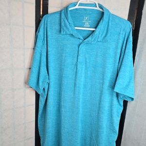 Men's Aqua Polo Shirt